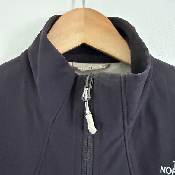 The North Face Full Zip Summit Series Softshell Jacket Black Women's Size Medium - Picture 2 of 7